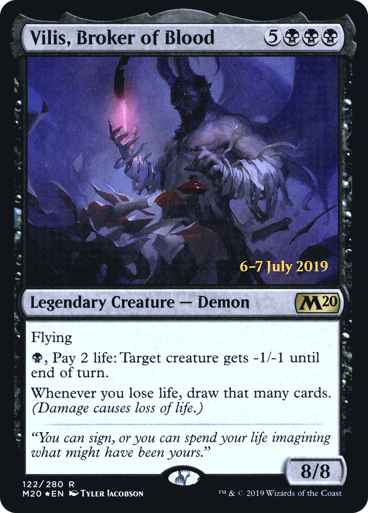 {R} Vilis, Broker of Blood [Core Set 2020 Prerelease Promos][PR M20 122] - Misty Mountain Games