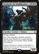 {R} Razaketh, the Foulblooded [Hour of Devastation Prerelease Promos][PR HOU 073]