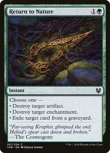 {C} Return to Nature [Theros Beyond Death][THB 197]