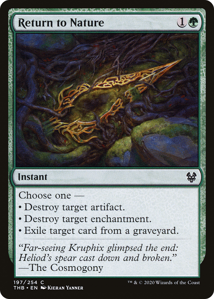 {C} Return to Nature [Theros Beyond Death][THB 197]