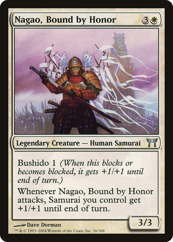 {C} Nagao, Bound by Honor [Champions of Kamigawa][CHK 036]