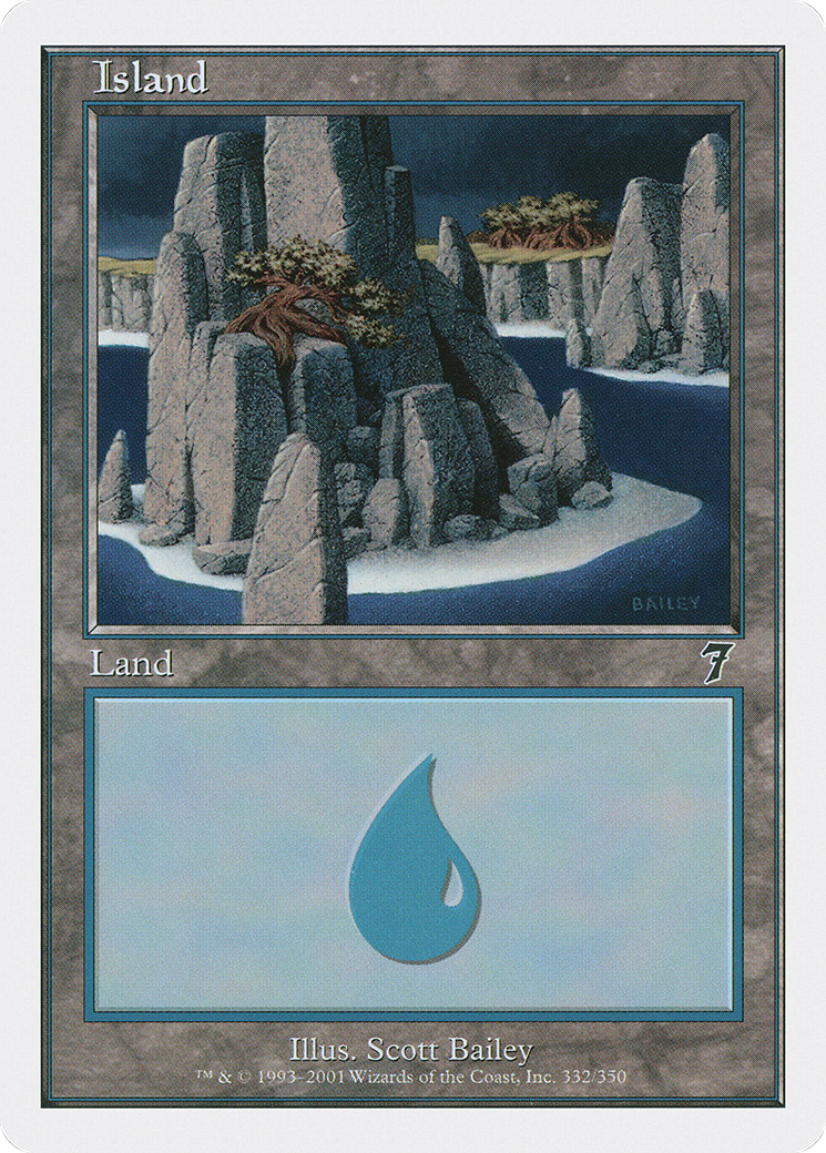{B}[7ED 332] Island (332) [Seventh Edition]