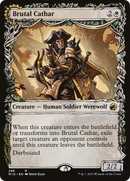 {R} Brutal Cathar // Moonrage Brute (Showcase Equinox) [Innistrad: Midnight Hunt][MID 286]