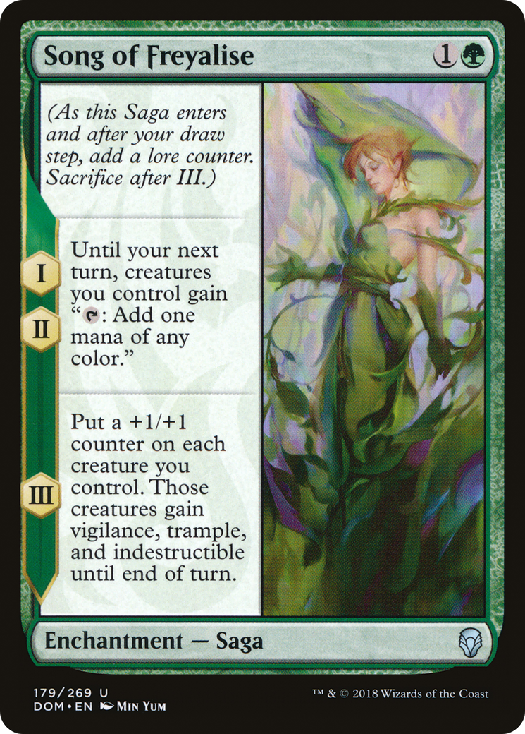 {C} Song of Freyalise [Dominaria][DOM 179]