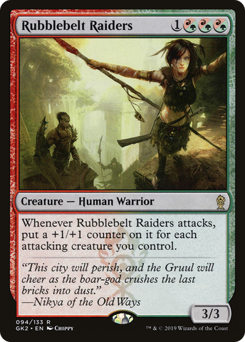 {R} Rubblebelt Raiders [Ravnica Allegiance Guild Kit][GK2 094]