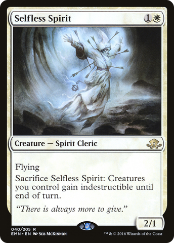 {R} Selfless Spirit [Eldritch Moon][EMN 040]