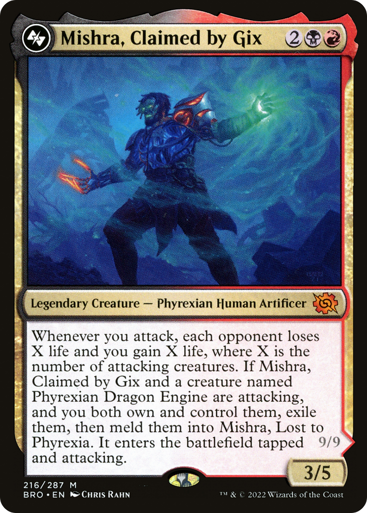 {R} Mishra, Claimed by Gix [The Brothers' War][BRO 216]