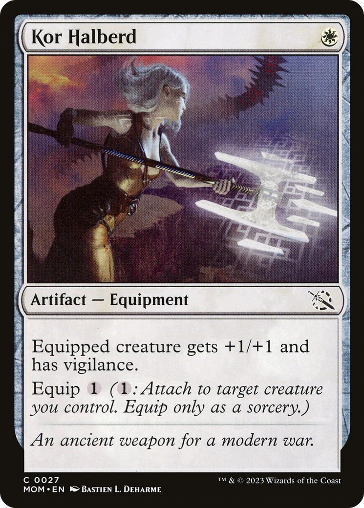 {C} Kor Halberd [March of the Machine][MOM 027]