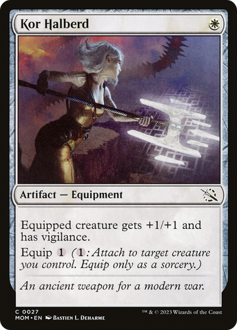 {C} Kor Halberd [March of the Machine][MOM 027]