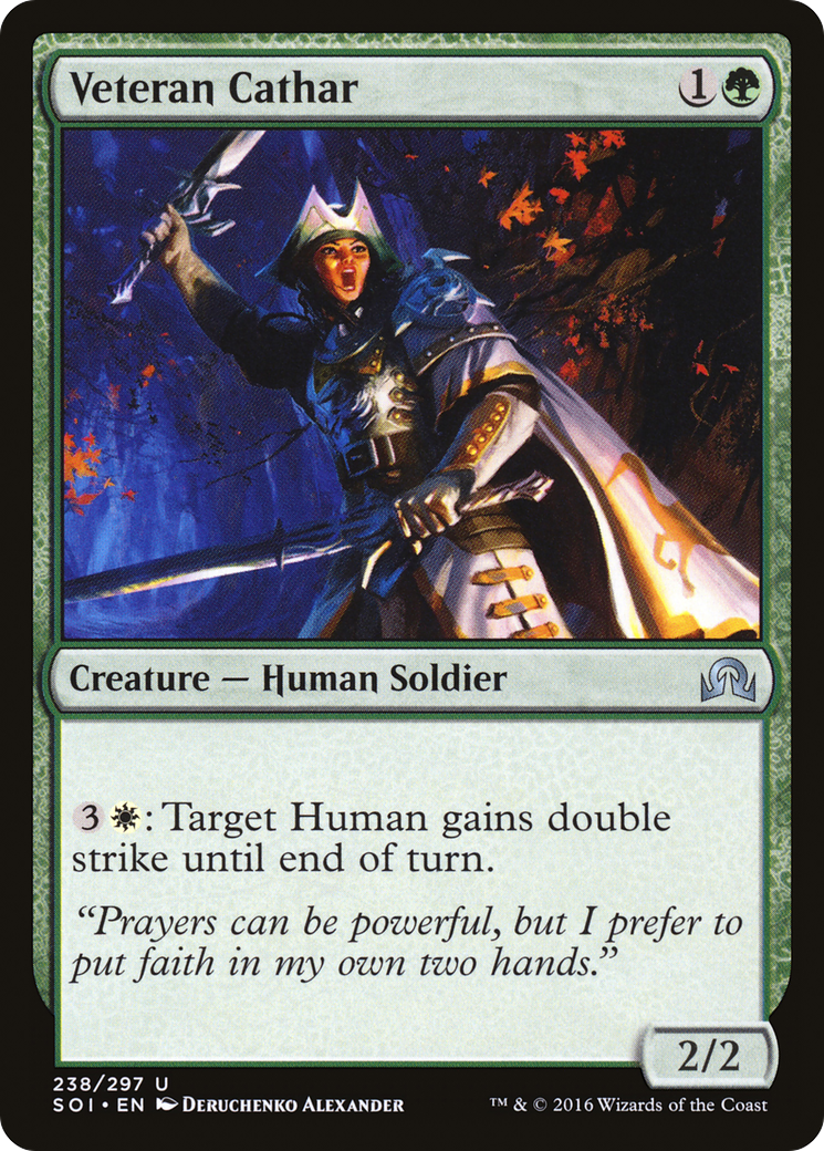{C} Veteran Cathar [Shadows over Innistrad][SOI 238]