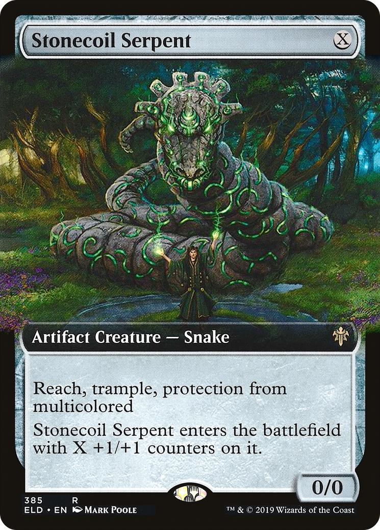 {R} Stonecoil Serpent (Extended Art) [Throne of Eldraine][ELD 385]
