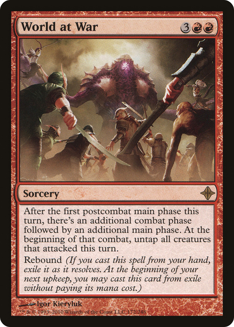 {R} World at War [Rise of the Eldrazi][ROE 172]