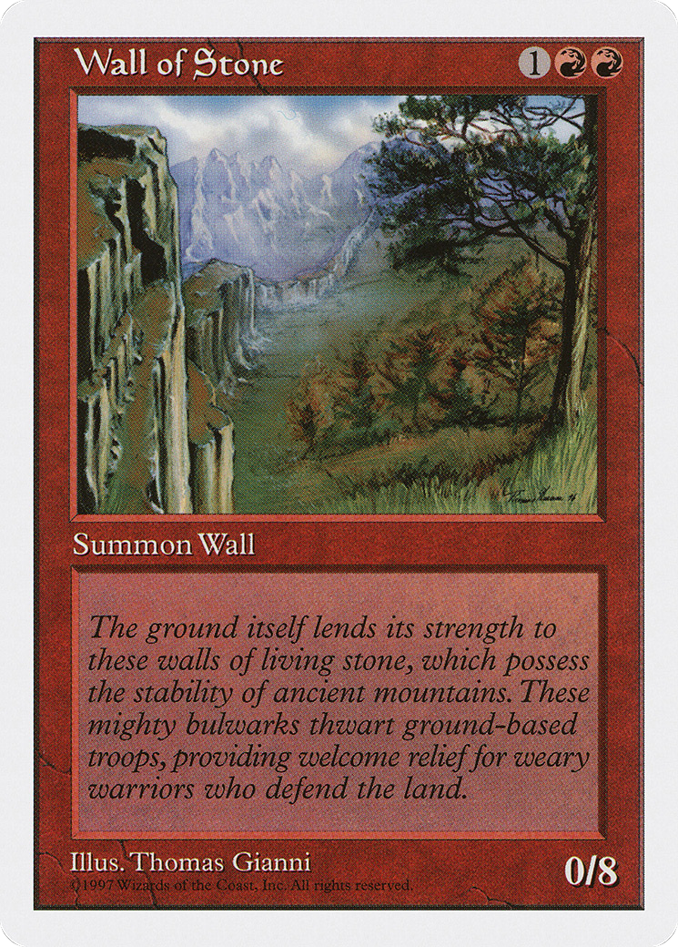 {C} Wall of Stone [Fifth Edition][5ED 274]