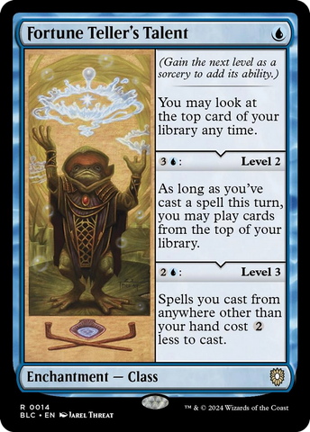 {R} Fortune Teller's Talent [Bloomburrow Commander][BLC 014]