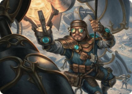 {A} Powerstone Engineer Art Card [The Brothers' War Art Series][ABRO 002]