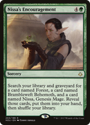 {R} Nissa's Encouragement [Hour of Devastation][HOU 203]