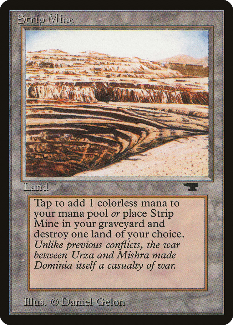 {R} Strip Mine (Sloped Horizon) [Antiquities][ATQ 82B] - Misty Mountain Games