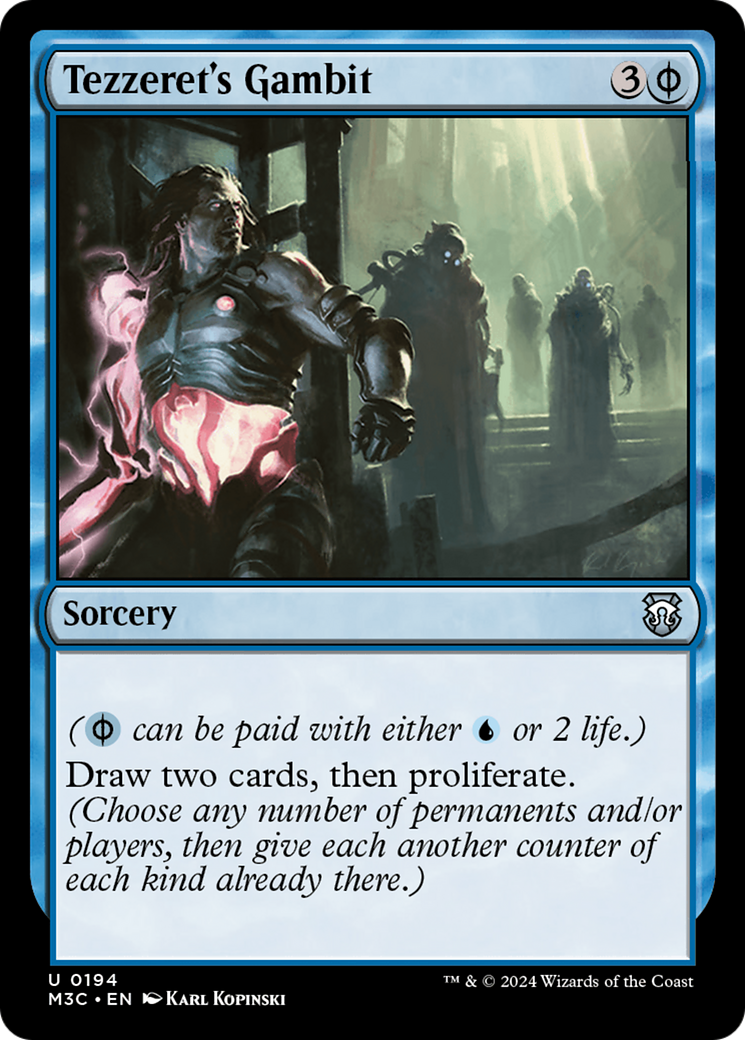 {R} Tezzeret's Gambit [Modern Horizons 3 Commander][M3C 194]
