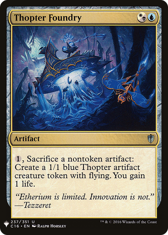 {C} Thopter Foundry [Mystery Booster][LS C16 237]