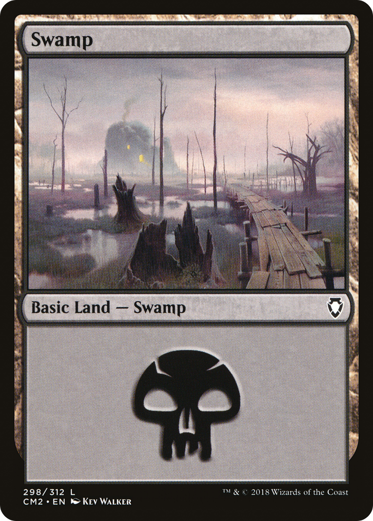 {B}[CM2 298] Swamp (298) [Commander Anthology Volume II]