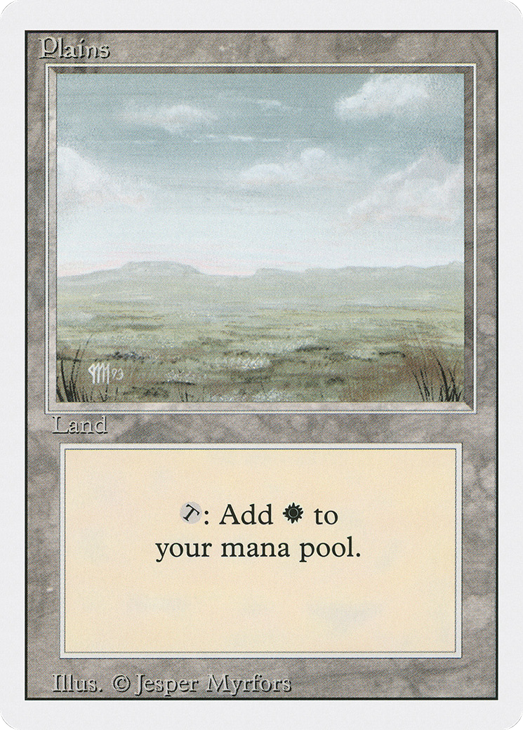 {B}[3ED 294] Plains (294) [Revised Edition]