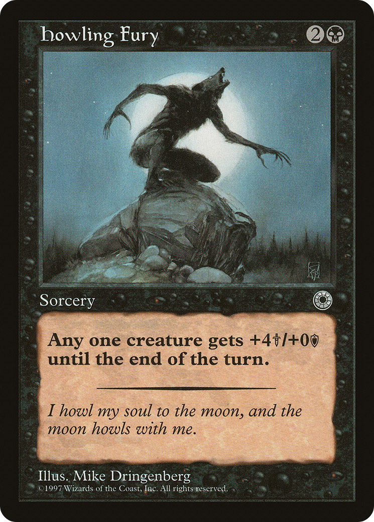 {C} Howling Fury [Portal][POR 097]