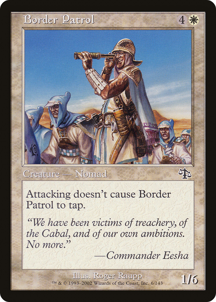 {C} Border Patrol [Judgment][JUD 006]
