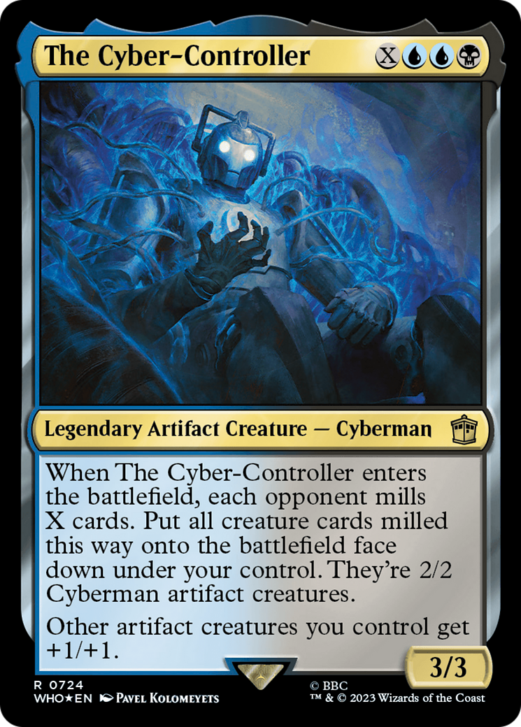 {R} The Cyber-Controller (Surge Foil) [Doctor Who][WHO 724]