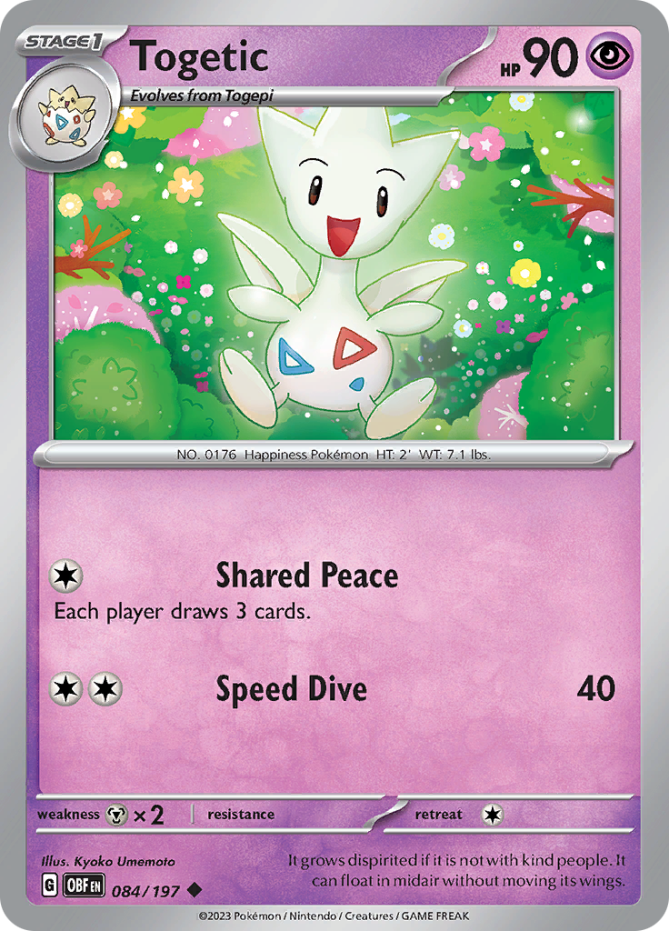 Togetic 84 - SV03 Obsidian Flames
