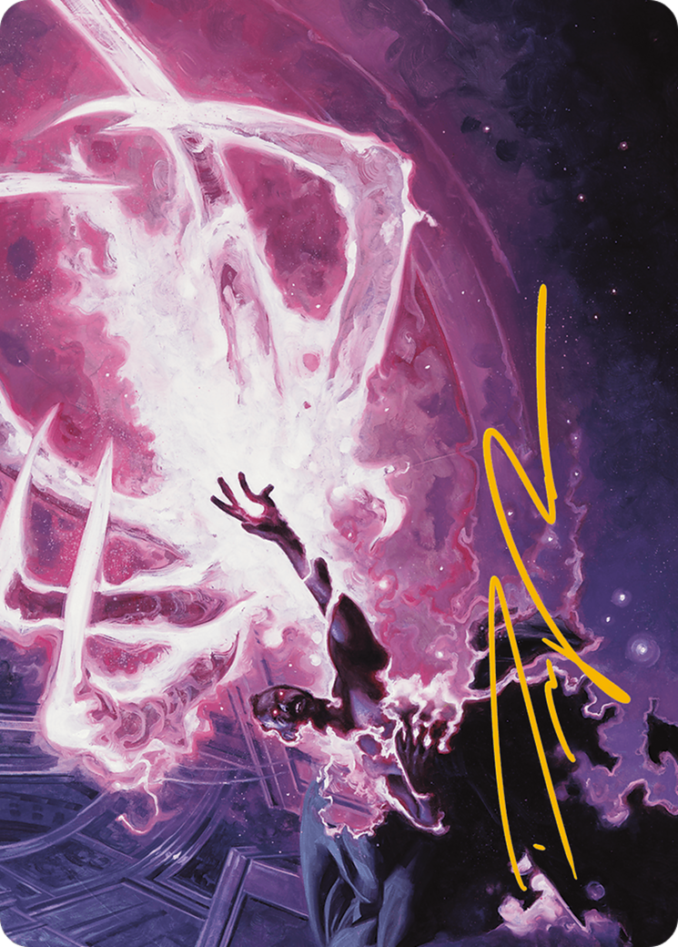 {A} Flare of Malice Art Card (Gold-Stamped Signature) [Modern Horizons 3 Art Series][GS AMH3 003]