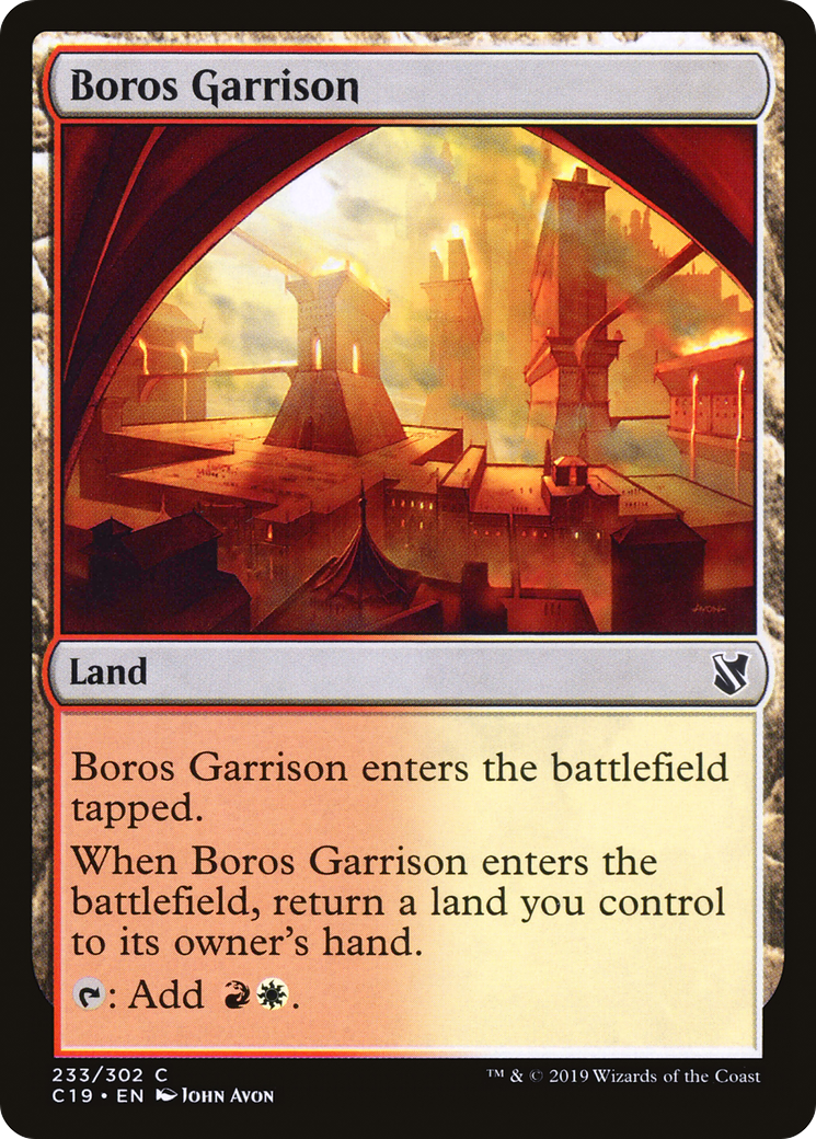 {C} Boros Garrison [Commander 2019][C19 233]