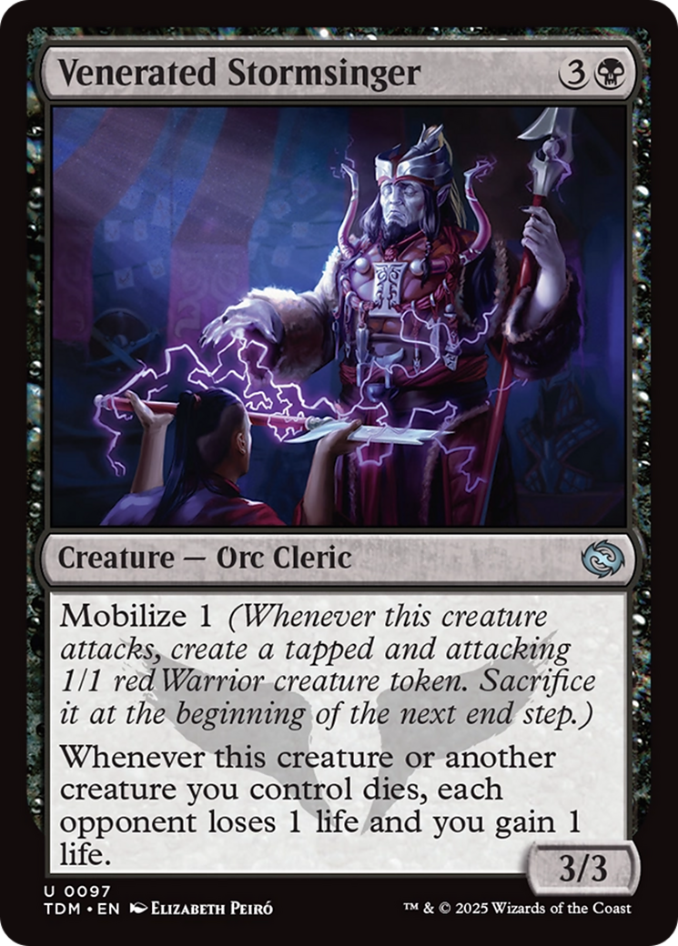 {@C} Venerated Stormsinger [Tarkir: Dragonstorm][TDM 097]
