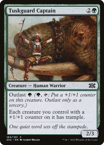 {C} Tuskguard Captain [Double Masters 2022][2X2 163]
