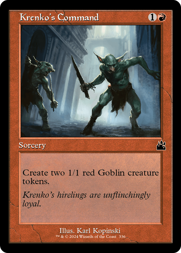 {C} Krenko's Command (Retro Frame) [Ravnica Remastered][RVR 336]