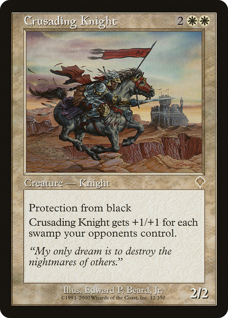 {R} Crusading Knight [Invasion][INV 012] - Misty Mountain Games