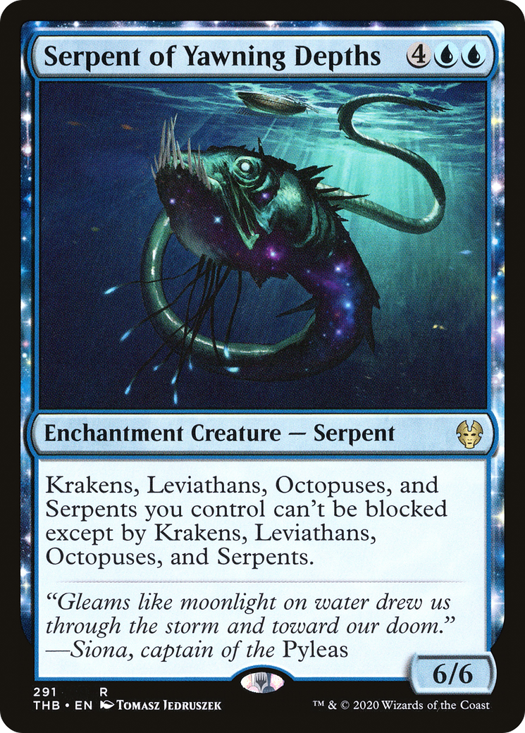 {R} Serpent of Yawning Depths [Theros Beyond Death][THB 291] - Misty Mountain Games