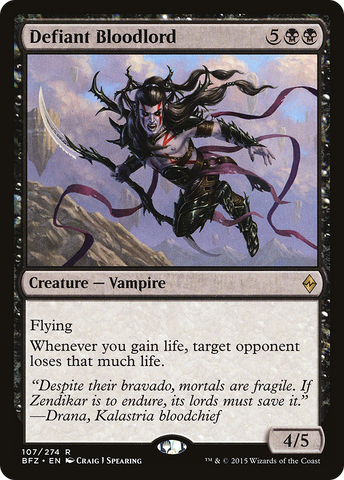 {R} Defiant Bloodlord [Battle for Zendikar][BFZ 107]