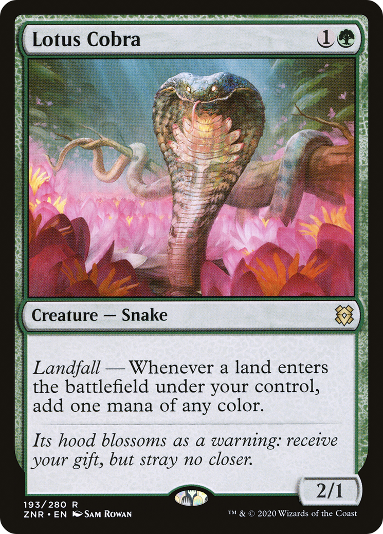 {R} Lotus Cobra [Zendikar Rising][ZNR 193]