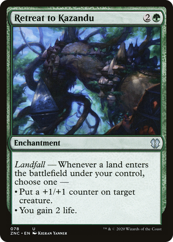 {C} Retreat to Kazandu [Zendikar Rising Commander][ZNC 078]