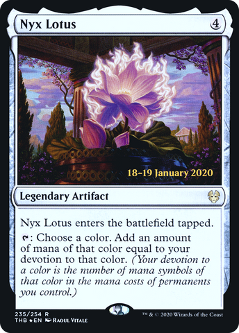 {R} Nyx Lotus [Theros Beyond Death Prerelease Promos][PR THB 235]