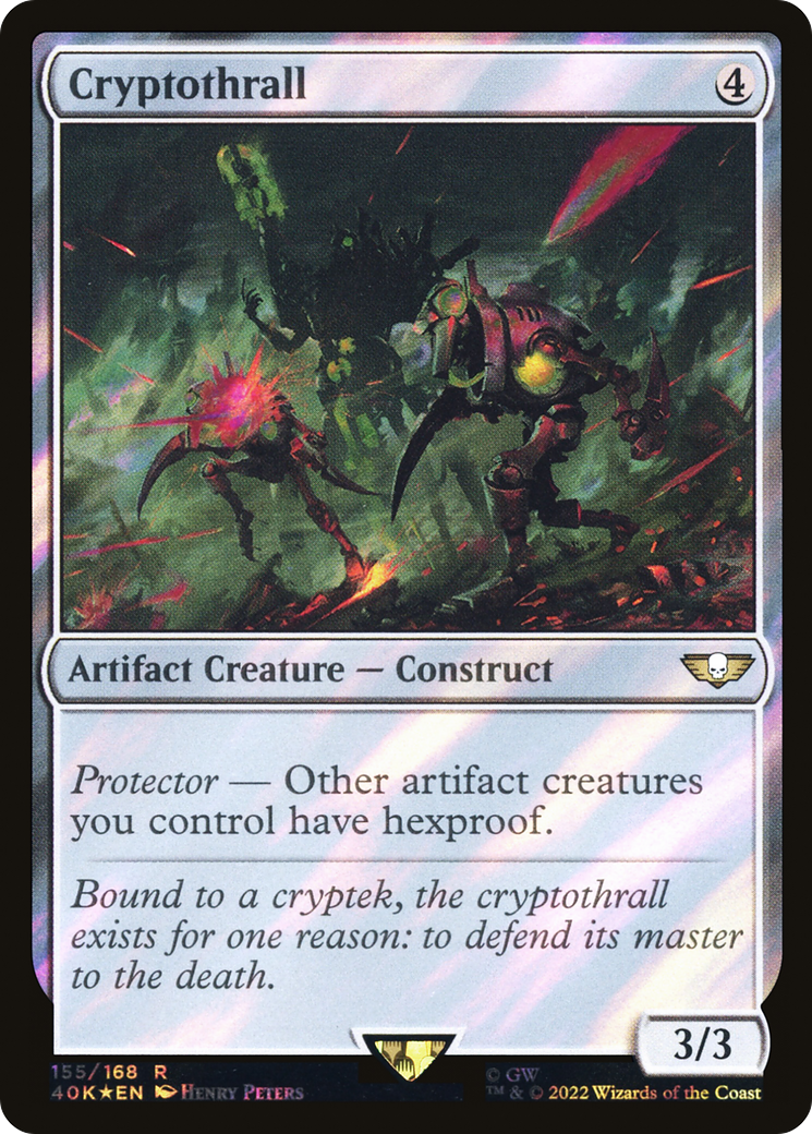 {R} Cryptothrall (Surge Foil) [Universes Beyond: Warhammer 40,000][SF 40K 155]