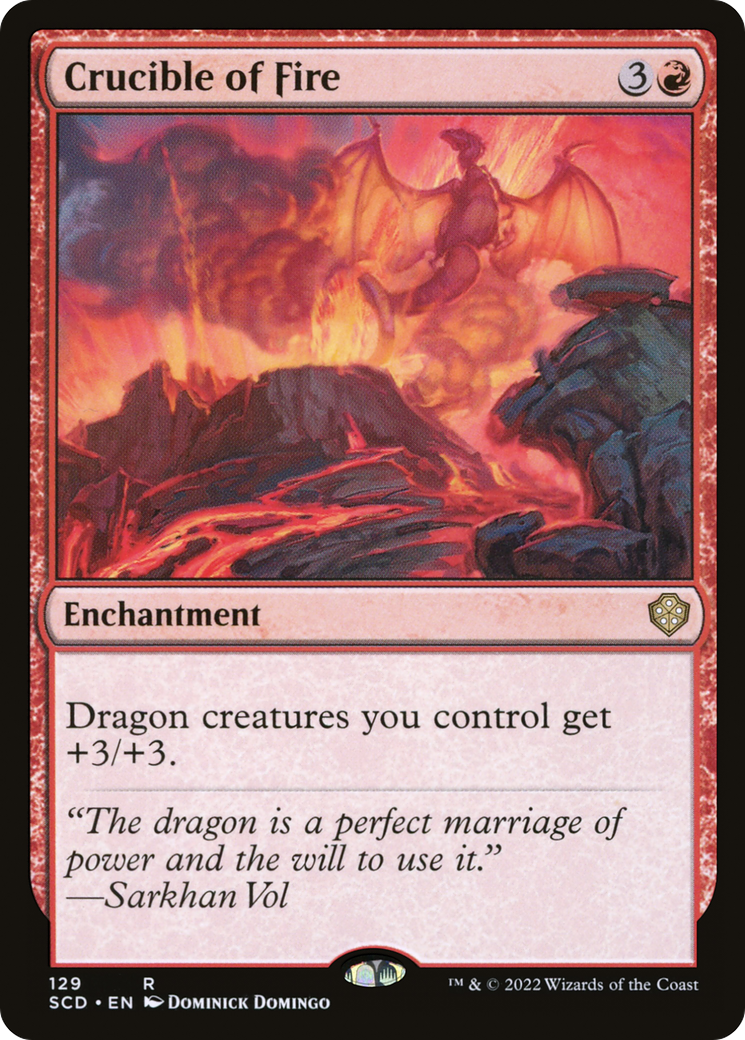 {R} Crucible of Fire [Starter Commander Decks][SCD 129]