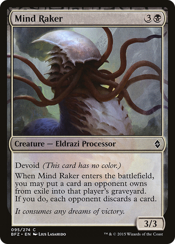 {C} Mind Raker [Battle for Zendikar][BFZ 095]