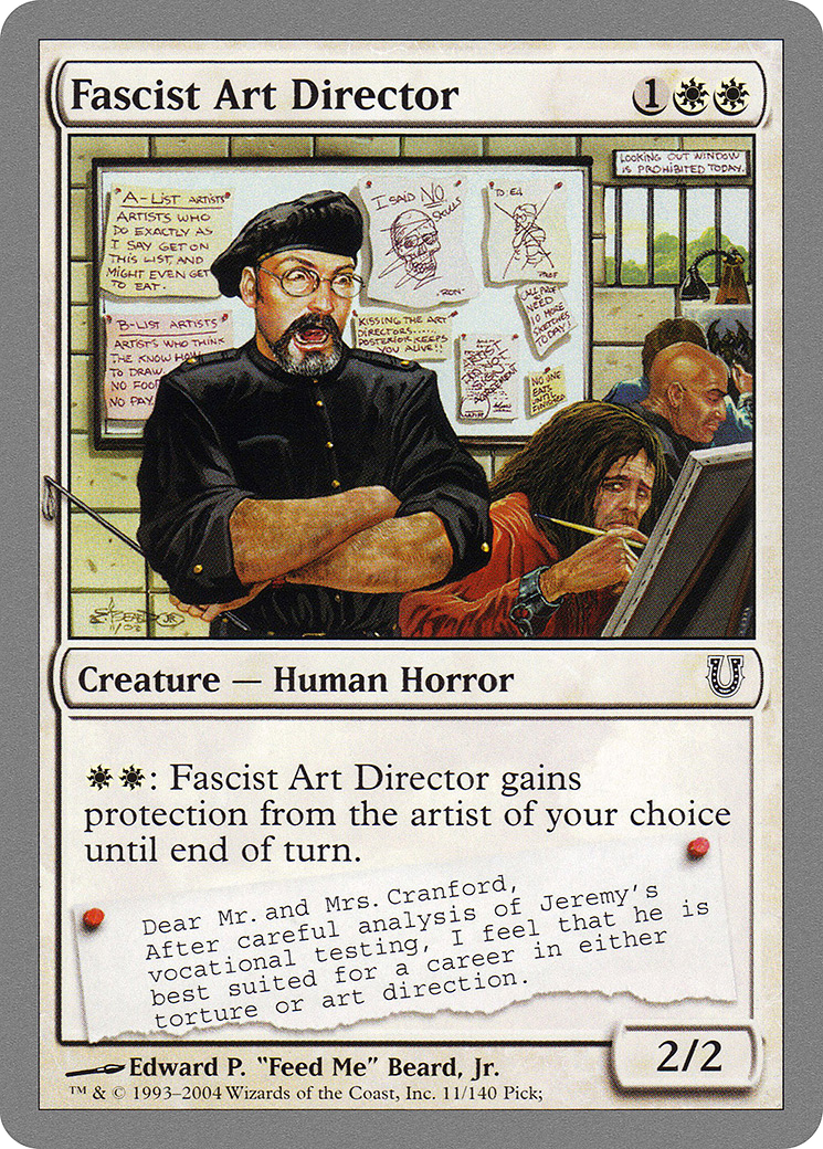 {C} Fascist Art Director [Unhinged][UNH 011]
