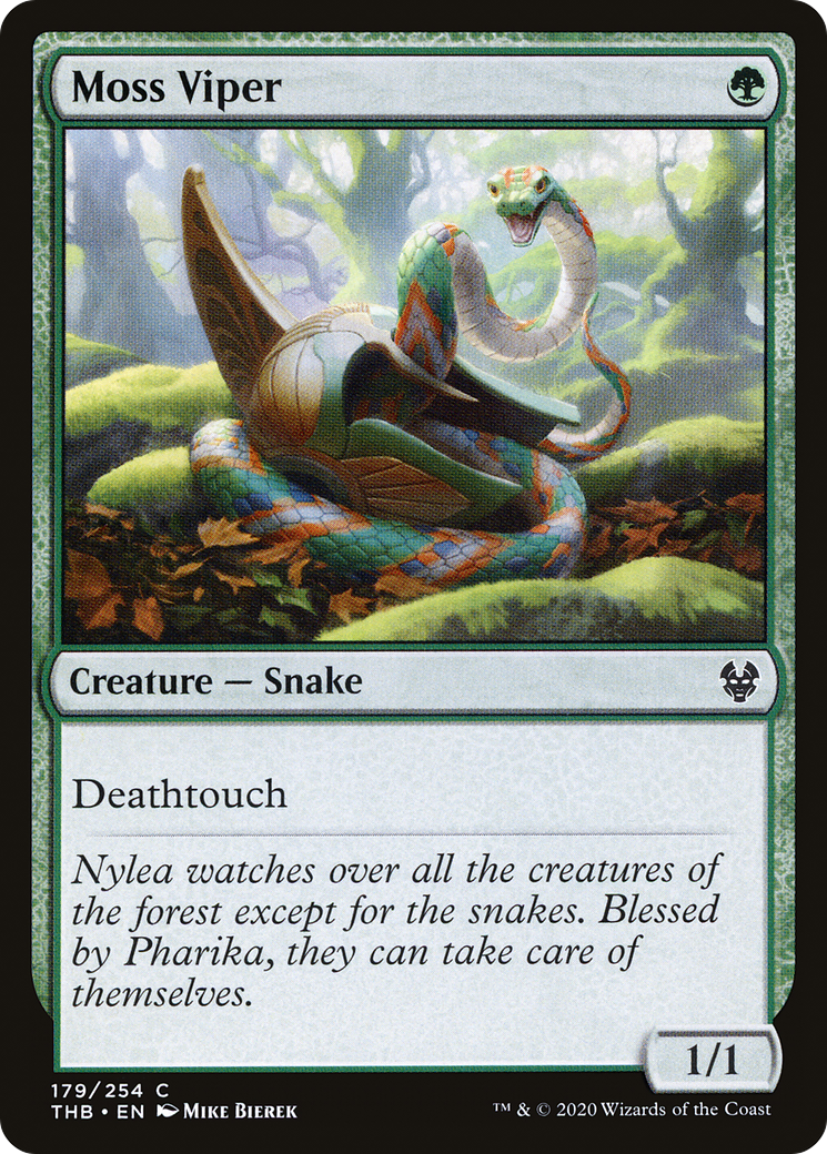 {C} Moss Viper [Theros Beyond Death][THB 179]