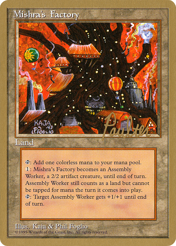{C} Mishra's Factory (Preston Poulter) [Pro Tour Collector Set][GB PTC PP361]