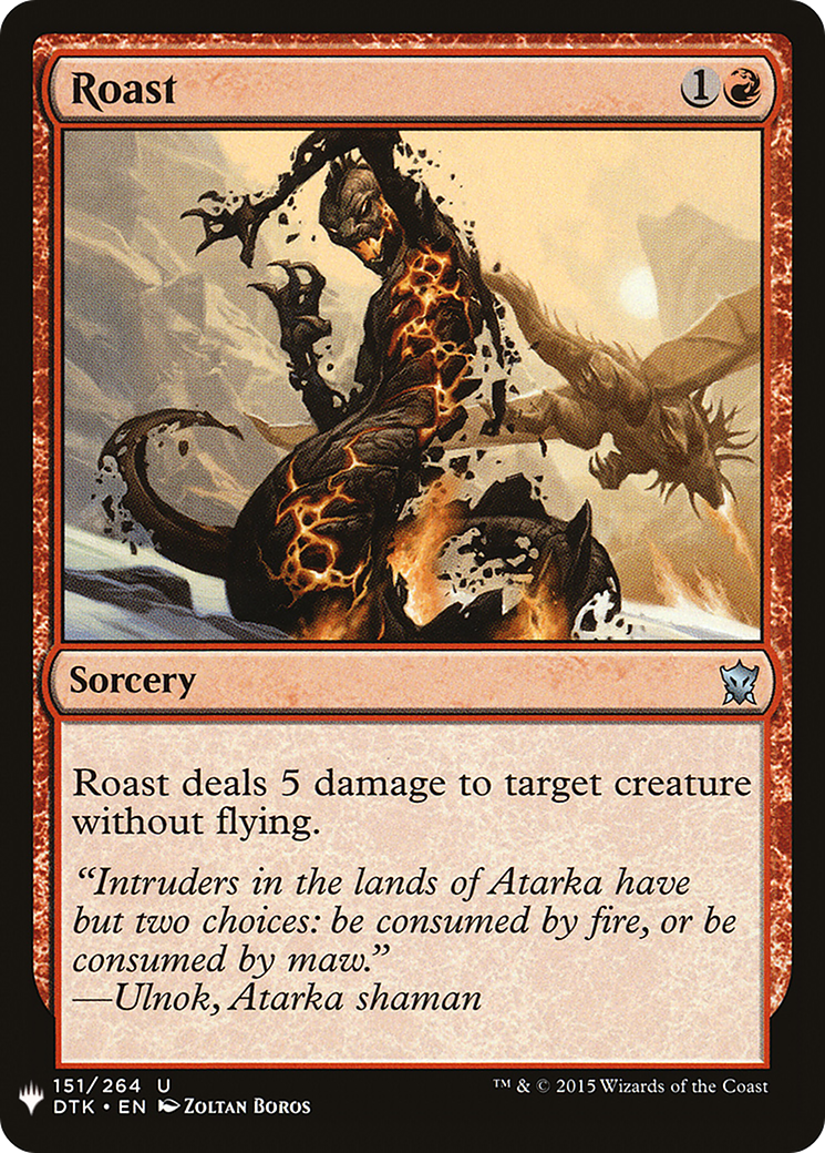{C} Roast [Mystery Booster][LS DTK 151]