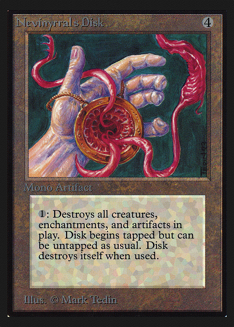 {R} Nevinyrral's Disk [CollectorsÃ¢Â€Â™ Edition][GB CED 267]
