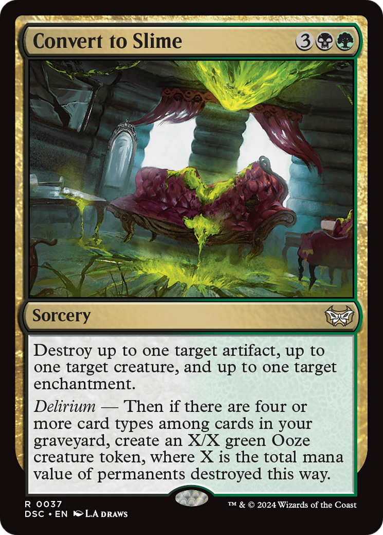 {R} Convert to Slime [Duskmourn: House of Horror Commander][DSC 037]