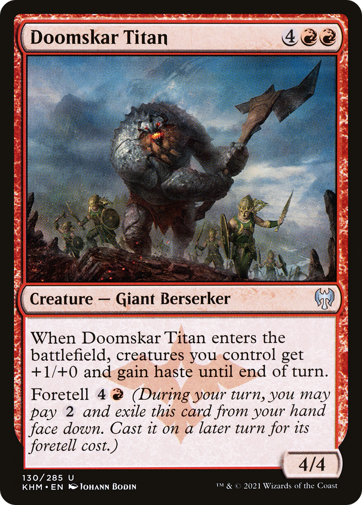 {C} Doomskar Titan [Kaldheim][KHM 130]
